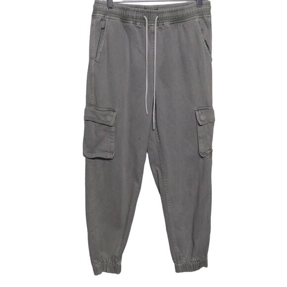 FOREVER 21 Cargo Style Jogger Pants, Green, Size M - Picture 9 of 9